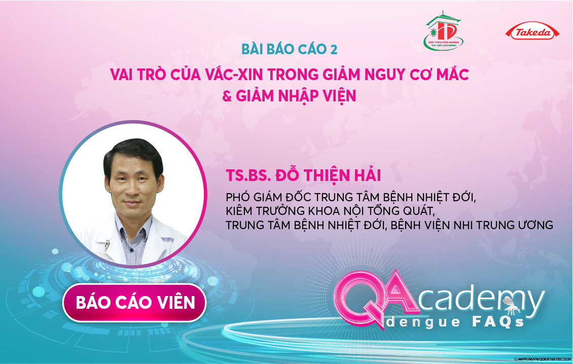 Vai trò của vắc xin trong giảm nguy cơ mắc &amp; giảm nhập viện